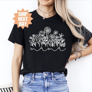 Nature Lover Shirt, Retro Floral Shirt, Garden Lover Shirt, Flowers Lover Shirt, Gift For Women, Flower Shirt Aesthetic, Boho Flower Shirt