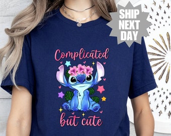 Maglietta Stitch carina, Maglietta Stitch complicata ma carina, Maglietta Stitch Disney, Maglietta Disney carina, Maglietta Lilo e Stitch carina, Maglietta Disneyland
