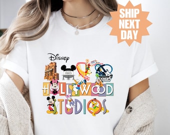 Camiseta de Disney Hollywood Studios, camiseta de Disney Hollywood Studios, camiseta de Hollywood Studios, camiseta de vacaciones familiares de Disney, camiseta de viaje a Hollywood Studios