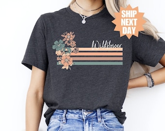 Flower Shirt Aesthetic, Flower Lover Shirt, Wild Flower Shirt, Nature Lover Shirt, Gift For Flower Lover, Cute Flower Shirt, Botanical Shirt