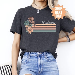 Flower Shirt Aesthetic, Flower Lover Shirt, Wild Flower Shirt, Nature Lover Shirt, Gift For Flower Lover, Cute Flower Shirt, Botanical Shirt