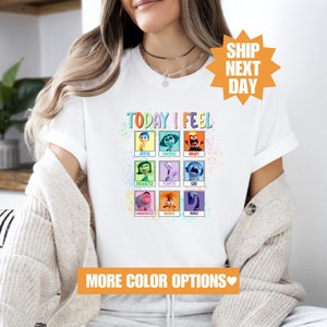 It&#39;s Okay To Feel All The Feels Shirt, Today I Feel Shirt, Inside Out 2 Sweatshirt, Inside Out Disney Teacher Shirt, Disney Family Vacation
