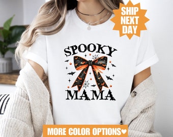 Funny Halloween Shirt, Halloween Spooky Shirt For Mom, Halloween Mom Shirt,  Spooky Vibes Shirt, Spooky Season Shirt, Spooky Shirt for Mama