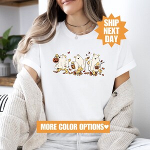 Winnie The Pooh Halloween Shirt, Retro Pooh Ghost Halloween Shirt, Spooky Season Shirt, Winnie The Pooh Fall Sweatshirt, Ghost Pooh Shirt