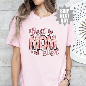 Happy Mother&#39;s Day T-Shirt, Best Mom Ever Shirt, New Mom Shirt, Cute Mom T-Shirt, Mother&#39;s Day Shirt, Retro Mama Shirt, Motherhood T-Shirt