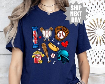 Baseball Mom Shirt, Baseball Shirt, Baseball Lover Shirt, Baseball Game Day Shirt, Mothers Day Gift, Ballpark Shirt, Family Baseball T-Shirt