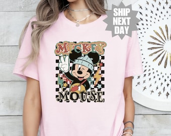 Comfort Colors® Disney Classic Micky Maus Shirt, Disneyland Urlaub Urlaub Shirt, Disney Familie Urlaub Shirt, Micky und Freunde Shirt