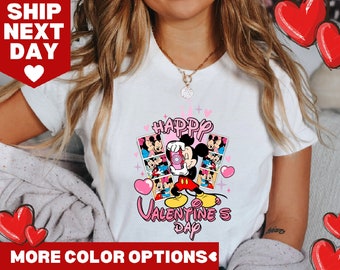 Disney Valentinstag Shirt, Micky und Freunde Disney Valentinstag Shirt, Disney Valentinstag Pullover, Vintage Mickey und Minnie Sweatshirt
