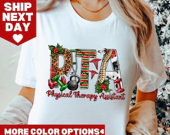 Therapy Assistant Tees, Physical Therapy Assistant Shirt, Gift For Christmas, Physical Therapy Shirt, Physical Therapist Gifts