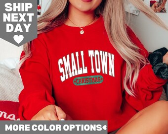 Small Town Christmas Sweatshirt, Retro Christmas Shirt, Christmas Sweatshirt, Country Christmas Shirt, Retro Christmas Shirt, Holiday Shirt