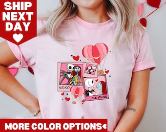 Jack and Sally Matching Shirt, Nightmare Jack And Sally Valentine Sweatshirt, Jack And Sally Be Mine Shirt, Jack and Sally Valentine Shirt