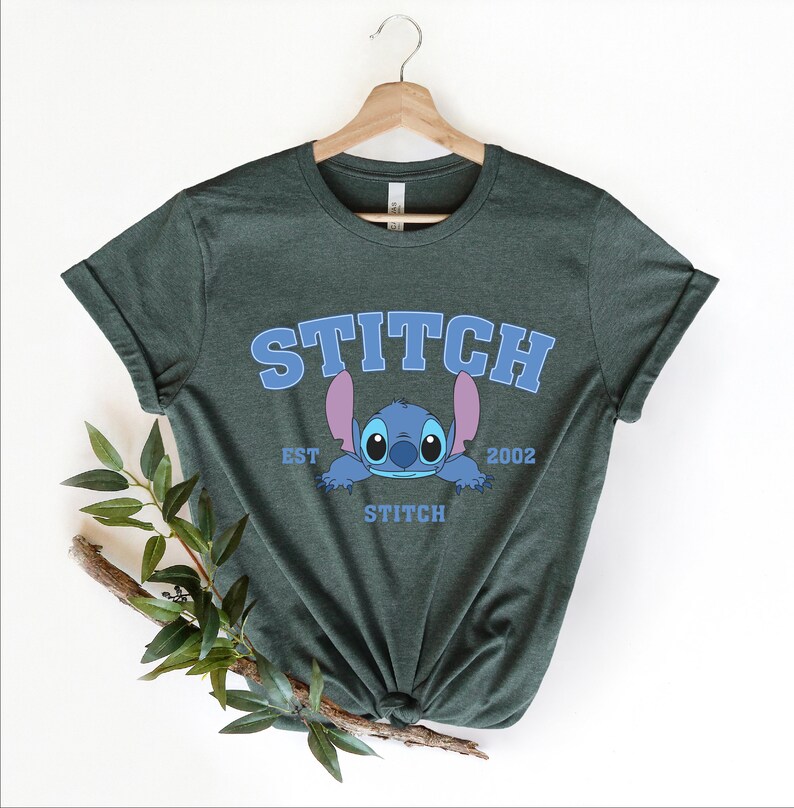 Cute Stitch Shirt, Stitch Est 2002 T-Shirt, Lilo And Stitch T-Shirt, Cute Lilo And Stitch T-Shirt, Disney World T-Shirts, Disneyland T-Shirt image 3