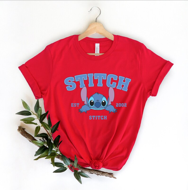 Cute Stitch Shirt, Stitch Est 2002 T-Shirt, Lilo And Stitch T-Shirt, Cute Lilo And Stitch T-Shirt, Disney World T-Shirts, Disneyland T-Shirt image 2