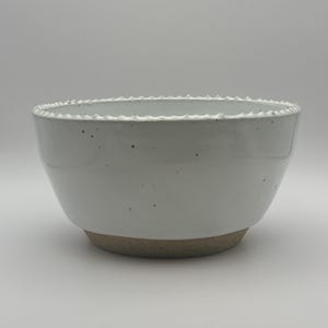 Spikey Bowl - hand thrown pottery bowl with unique spikes on rim. Great decorative piece. conversation starter!