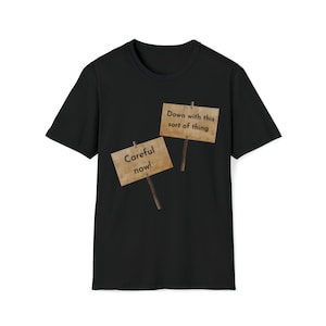 Down With This Sort of Thing T-Shirt – Funny Father Ted Protest Tee
