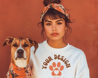 Gildan 18000 White Mockup, Comfort Colors 1566 Mockup, Gildan 18000 Mock up, Dog Mockup, Gildan 1800 Mockup, Gildan 12000 mockup