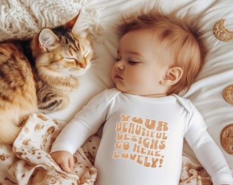 Maqueta de piel de conejo blanca de manga larga 4411, maqueta de manga larga para bebé, maqueta de Babybugz de manga larga blanca para bebé, maqueta de mono minimalista