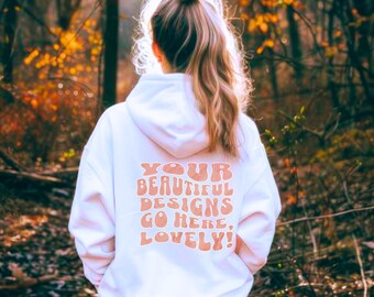 Gildan 18500 Mockup Back Y2K Mockup Hoodie Forest Mockup Oversized White Hoodie Mockup Oversided gildan 18500 hoodie mockup outdoor mock up