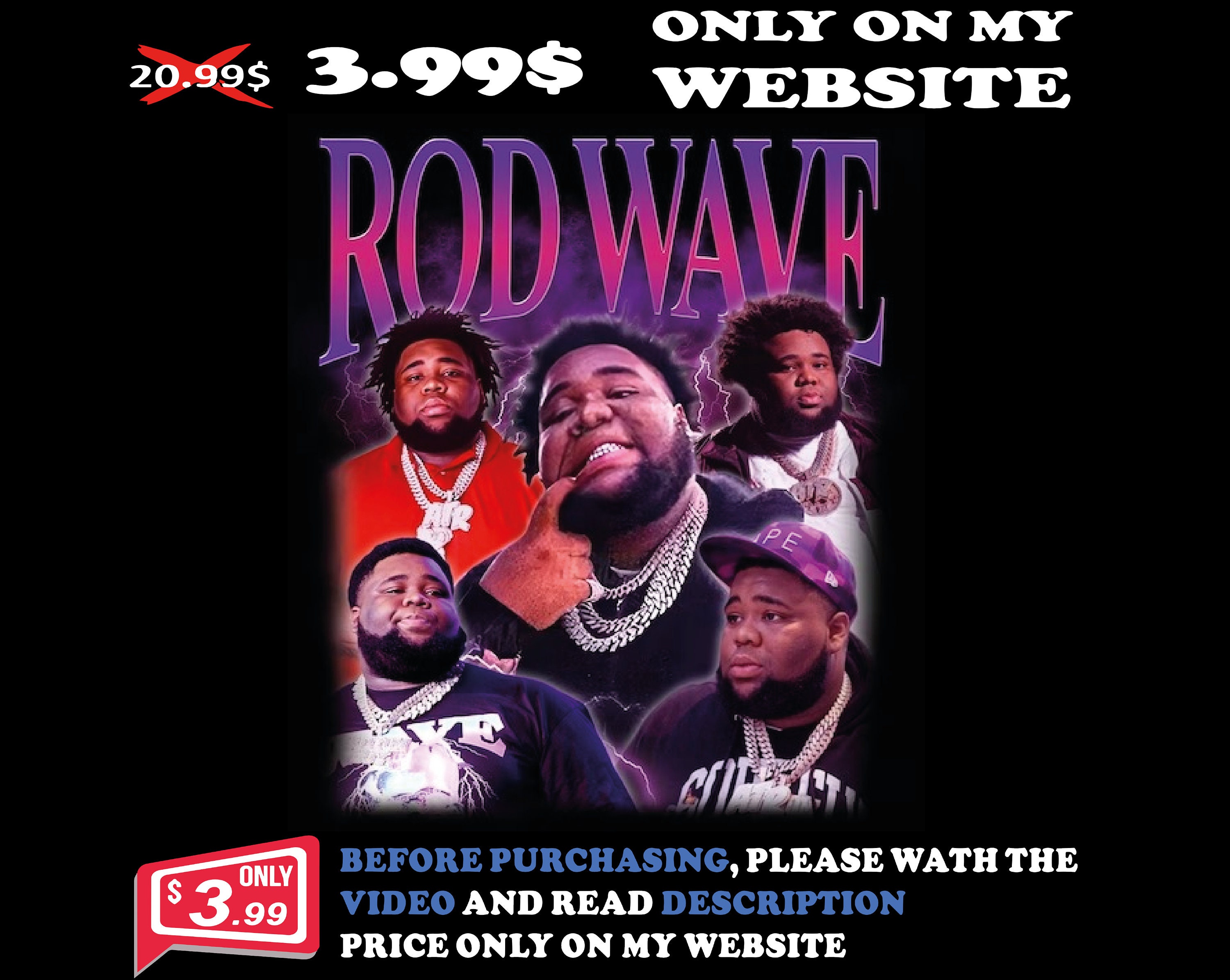 Rod Wave Nostalgia Tour PNG Rod Wave PNG File Etsy