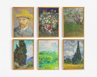 Van Gogh Wall Art Set | Van Gogh Print Set | Van Gogh Digital Prints | Van Gogh Art Bundle | Van Gogh Art Prints | Digital Download