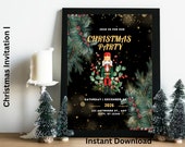 Nutcracker Christmas Party Invitation Printable, Holiday Party Invite Template, Office Christmas Party Invite, Nutcracker Party Invite