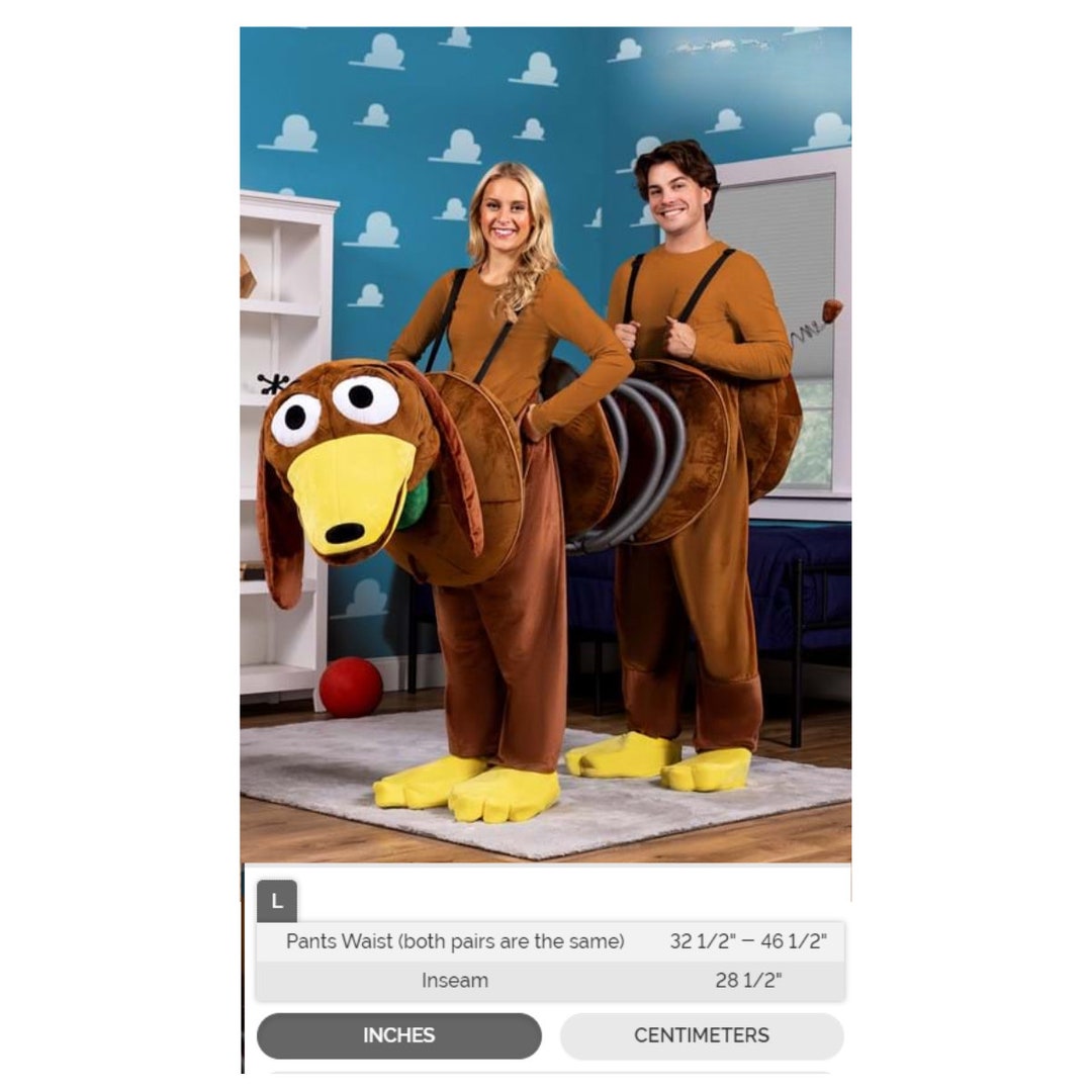 Pixar Toy Story Slinky Dog Costume for Adultshalloween Etsy