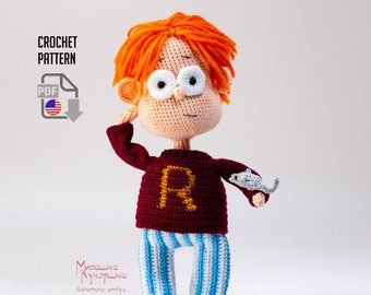 Schema per bambola all'uncinetto del mago: Amigurumi Magic Gravity Design (schema PDF)