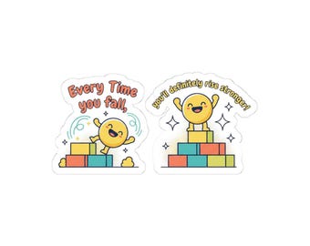 Motivation Quote Kiss-Cut Stickers | Motivational Sticker Pack