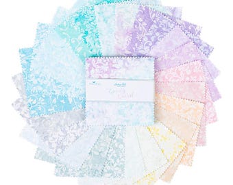 Elementals Batiks Candy Coated 5" Stacker (5-21602-42) by Riley Blake Designs