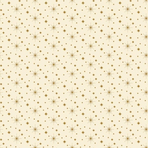 Glisten Stars Eggnog (C16227-Eggnog) by Sandy Gervais for Riley Blake Designs, 1/2 Yard, Cut Continuously