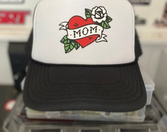 Mom Tattoo Trucker Hat