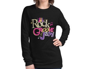 The Rock, Groove and Jam! Theme T-shirt (Black Color Only Available)