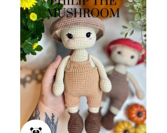 Philip The Mushroom/PDF Crochet Pattern