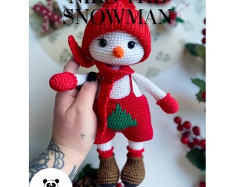 Niko The Snowman/PDF Crochet Pattern