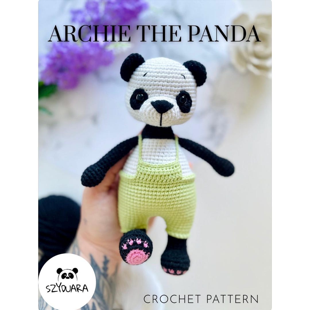 Archie the Panda/pdf Crochet Pattern - Etsy