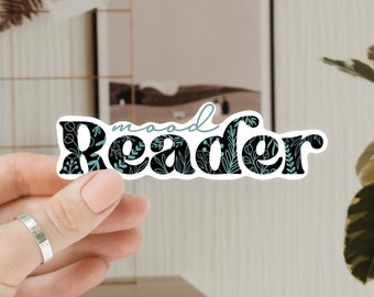 Mood Reader Sticker, Book Lover Sticker, Kindle Stickers, Booktok, Bookstagram, Reader Gift, Bookish Gift, Stickers for Kindle, Bookworm