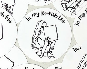 In My Bookish Era, Book Lover Sticker, Kindle Stickers, Booktok, Bookstagram, Reader Gift, Bookish Gift, Stickers for Kindle, Bookworm
