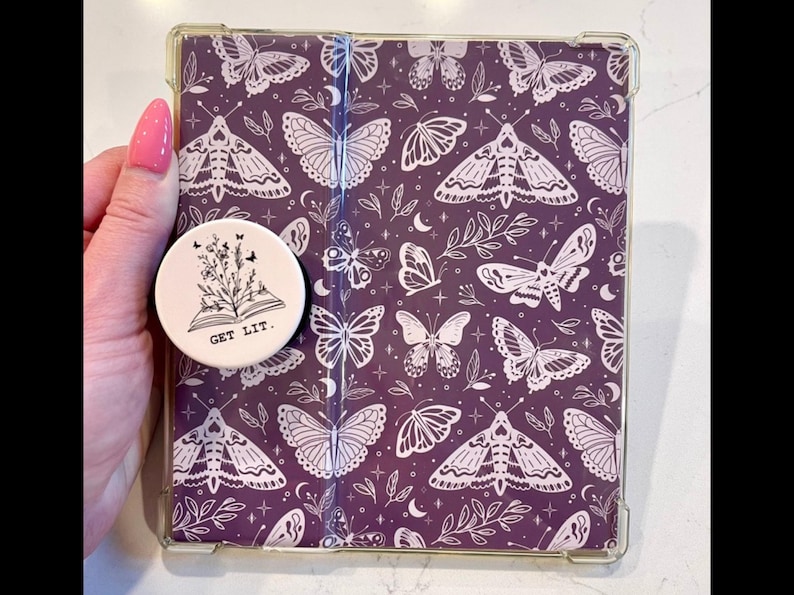 Kindle Insert, Kindle Decal Paperwhite, Kindle Oasis Decal, Kindle Cover Decal, Kindle Insert for Clear Case, Kindle Decor, Decal for Kindle
