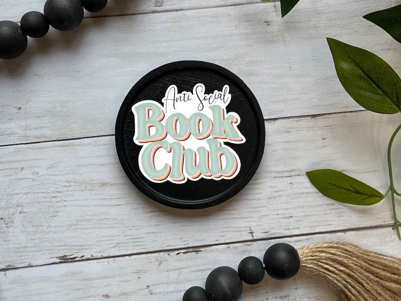 Anti Social Book Club, Book Lover Sticker, Kindle Stickers, Booktok, Bookstagram, Reader Gift, Bookish Gift, Stickers for Kindle, Bookworm