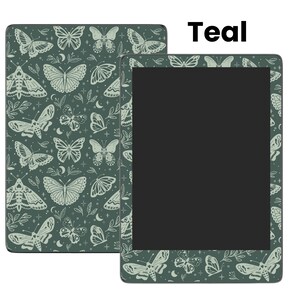 Teal Kindle Insert, Kindle Decal Paperwhite, Kindle Oasis Decal, Kindle Cover Decal, Kindle Insert for Clear Case, Kindle Decor, Decal for Kindle