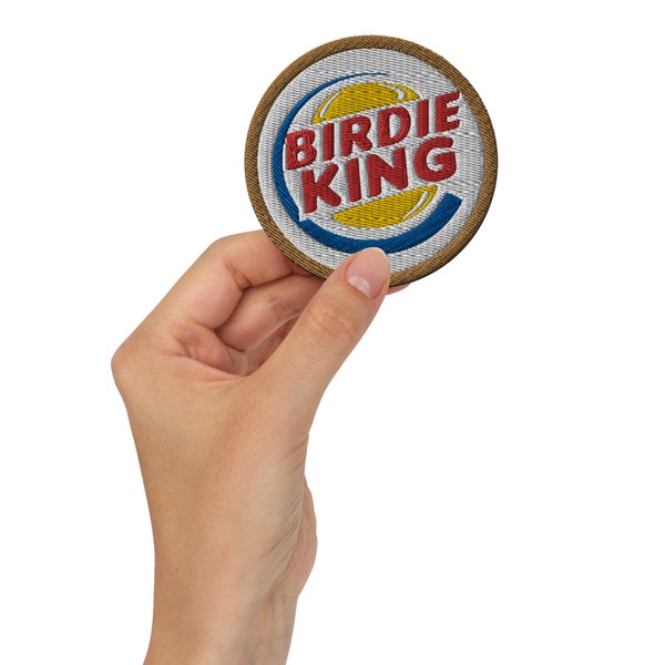 Birdie King Disc Golf Aufnäher