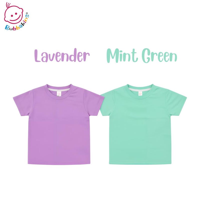Blank Toddler T-Shirt: Polyester Crew Neck Kids Shirt | Sublimation Blanks for DTF and Embroidery image 13