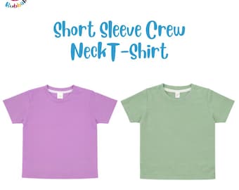 Infant Unisex Polyester SHIRT: Soft crew neck blank, Sublimation and DIY Apparel