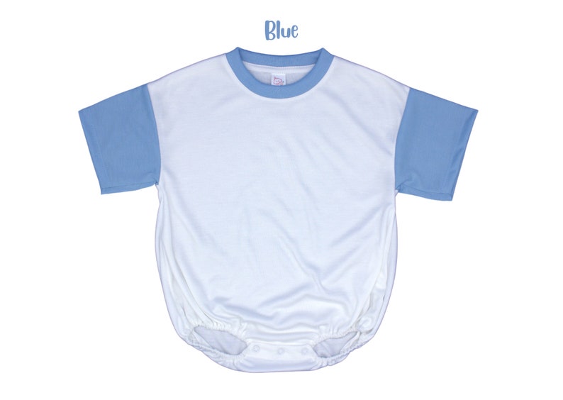 Barboteuse ample à bulles : nourrissons, bébés et tout-petits Vêtements en polyester doux pour sublimation, DTF et découpes à faire soi-même image 9