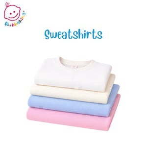 Adult Polyester SWEATSHIRT: Soft Crew Neck, Sublimation and DIY Apparel image 1