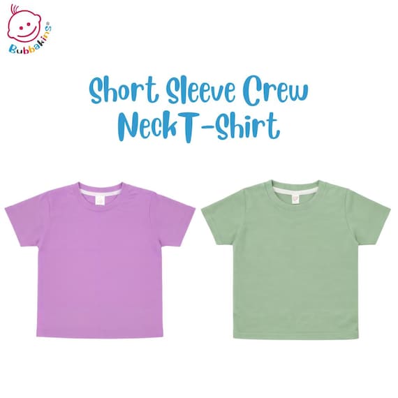 Toddler Unisex Polyester SHIRT: Soft Crew Neck Blank, Sublimation and DIY Apparel