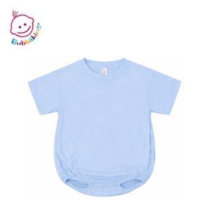 Baggy Bubble Romper Blank: Polyester Infant and Toddler Sublimation Romper | Baby Blanks for DTF, Vinyl and Embroidery