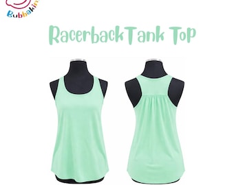 Soft Polyester Adult TANK TOP: Racerback Style, Sublimation and DIY Apparel