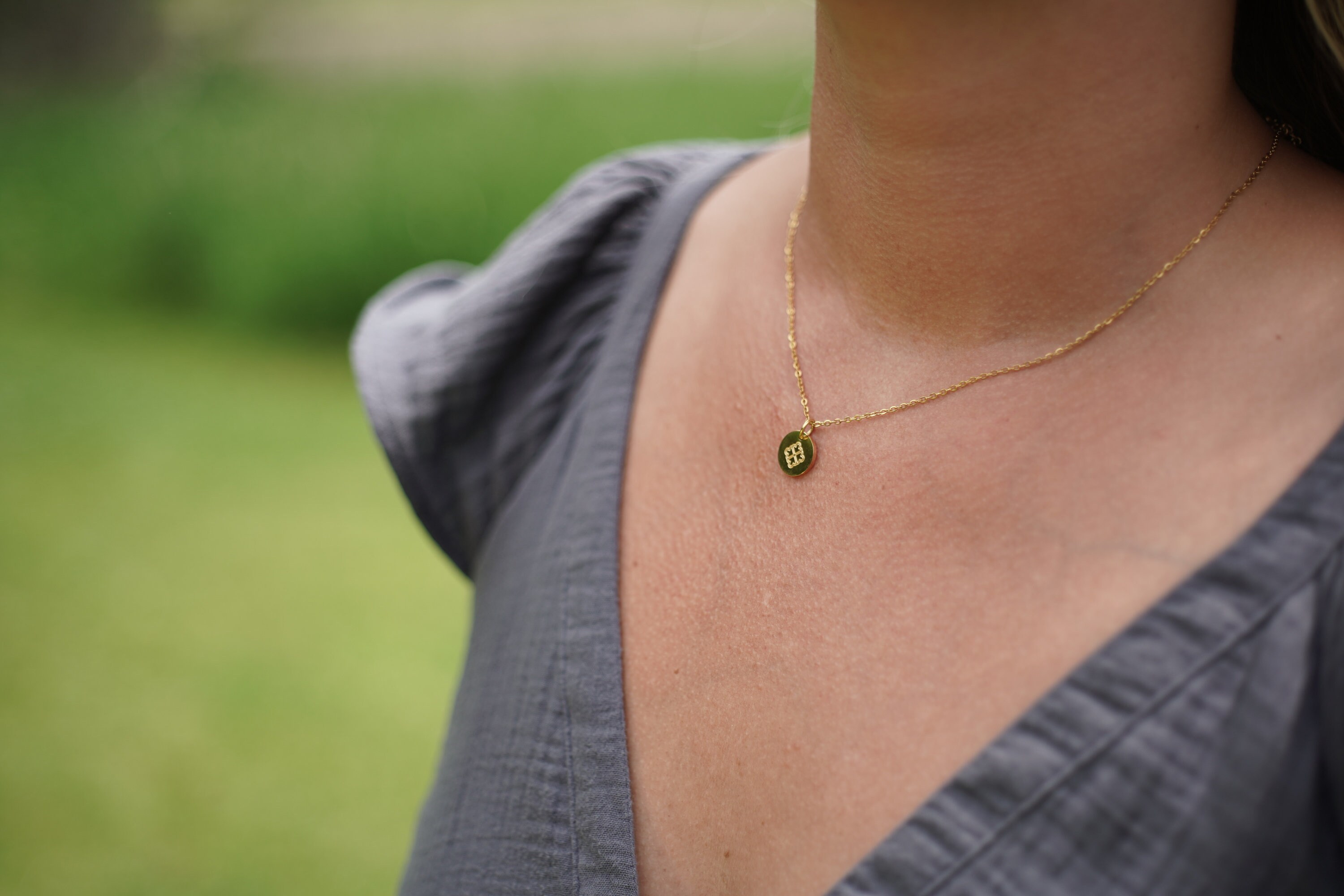 The Gigi Necklace Our Signature 18K Gold Plated Gigi The Gigi Necklace Our Signature 18K Gold Plated Gigi