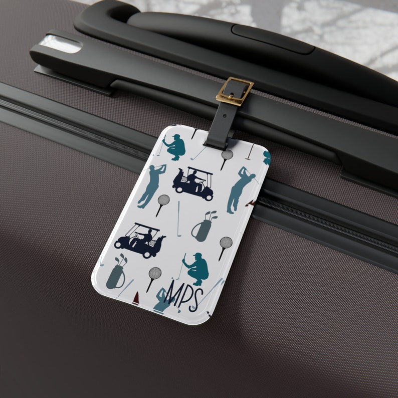 Personalized Passport Cover and Luggage Tag, RFID Cover With Initials